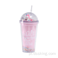 Summer Ice Cup Microview Straw Water Cup